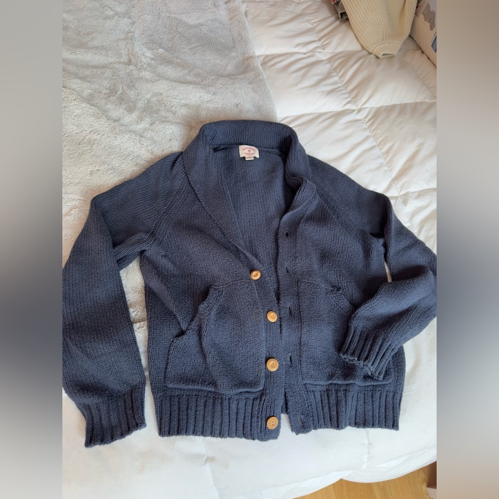 Brooks Brothers Red Fleece navy blue men’s Cardigan excellent condition size S